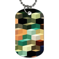 Art Design Color Pattern Creative Dog Tag (two Sides) by Wegoenart