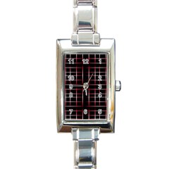 Background Texture Pattern Rectangle Italian Charm Watch