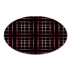 Background Texture Pattern Oval Magnet
