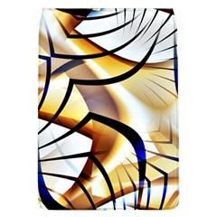 Pattern Fractal Gold Pointed Removable Flap Cover (l) by Wegoenart