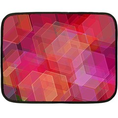 Abstract Background Texture Double Sided Fleece Blanket (mini) 