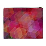 Abstract Background Texture Cosmetic Bag (XL) Back