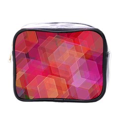 Abstract Background Texture Mini Toiletries Bag (one Side)