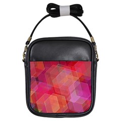 Abstract Background Texture Girls Sling Bag