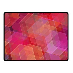 Abstract Background Texture Fleece Blanket (small)