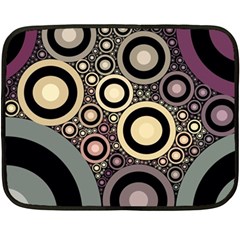 Art Retro Design Vintage Double Sided Fleece Blanket (mini) 