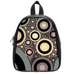 Art Retro Design Vintage School Bag (small)