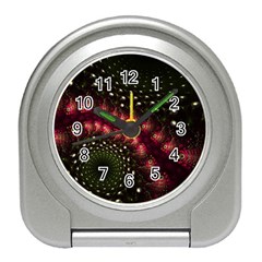 Background Texture Pattern Art Travel Alarm Clock