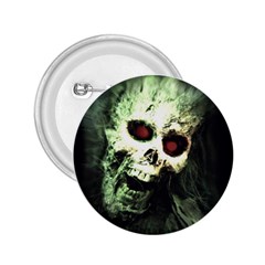 Screaming Skull Human Halloween 2 25  Buttons by Wegoenart