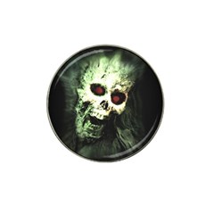 Screaming Skull Human Halloween Hat Clip Ball Marker by Wegoenart