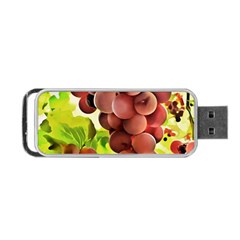 Grape Harvest Nature Figure Rustic Portable Usb Flash (one Side) by Wegoenart