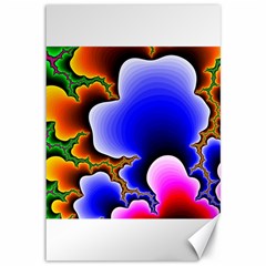 Fractal Background Pattern Color Canvas 12  X 18  by Wegoenart