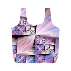 Fractal Art Artwork Digital Art Full Print Recycle Bag (m) by Wegoenart