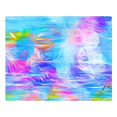 Background Drips Fluid Colorful Double Sided Flano Blanket (large)  by Wegoenart
