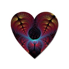 Abstract Abstracts Geometric Heart Magnet