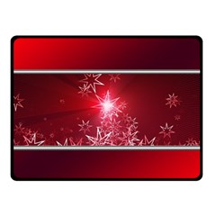 Christmas Candles Double Sided Fleece Blanket (small)  by Wegoenart