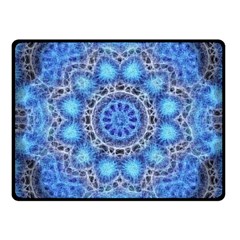 Fractal Mandala Abstract Fleece Blanket (small) by Wegoenart