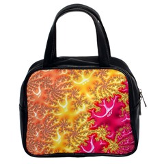 Fractal Math Mathematics Science Classic Handbag (two Sides) by Wegoenart