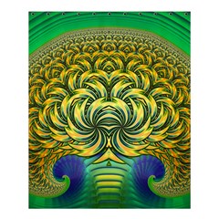 Fractal Tree Abstract Fractal Art Shower Curtain 60  X 72  (medium)  by Wegoenart