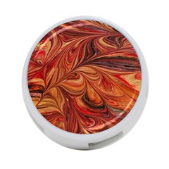 Marbled Paper Mottle Color Movement 4-port Usb Hub (two Sides) by Wegoenart