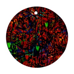 Dance  Of The  Forest 1 Ornament (round)