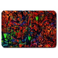 Dance  Of The  Forest 1 Large Doormat  by Azure