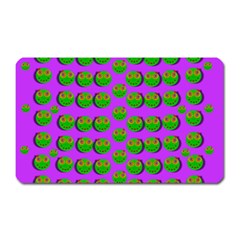 The Happy Eyes Of Freedom In Polka Dot Cartoon Pop Art Magnet (rectangular) by pepitasart