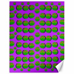 The Happy Eyes Of Freedom In Polka Dot Cartoon Pop Art Canvas 18  X 24  by pepitasart