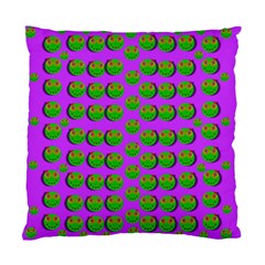 The Happy Eyes Of Freedom In Polka Dot Cartoon Pop Art Standard Cushion Case (two Sides) by pepitasart