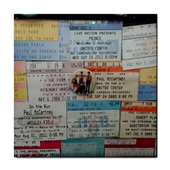 Concert TIcket Memorabilia  Tile Coasters