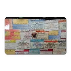 Concert TIcket Memorabilia  Magnet (Rectangular)