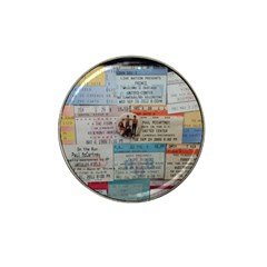 Concert TIcket Memorabilia  Hat Clip Ball Marker