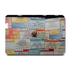 Concert TIcket Memorabilia  Small Doormat 