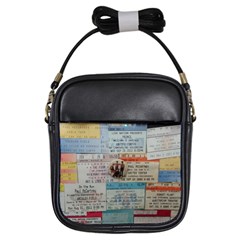 Concert TIcket Memorabilia  Girls Sling Bag