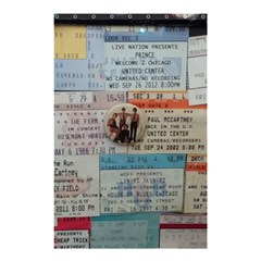 Concert TIcket Memorabilia  Shower Curtain 48  x 72  (Small) 