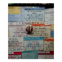 Concert TIcket Memorabilia  Shower Curtain 60  x 72  (Medium) 