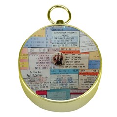 Concert TIcket Memorabilia  Gold Compasses