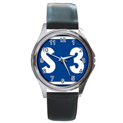 Italy State Highway 38 Round Metal Watch by abbeyz71