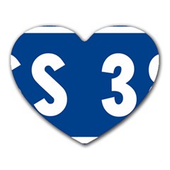 Italy State Highway 38 Heart Mousepads by abbeyz71