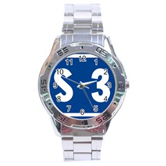 Italy State Highway 38 Stainless Steel Analogue Watch by abbeyz71