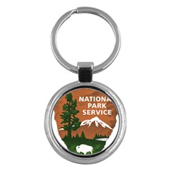 U S  National Park Service Arrowhead Insignia Key Chains (round)  by abbeyz71