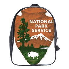 U S  National Park Service Arrowhead Insignia School Bag (large) by abbeyz71