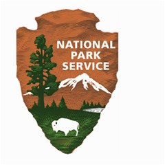 U S  National Park Service Arrowhead Insignia Large Garden Flag (two Sides) by abbeyz71