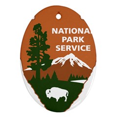 U S  National Park Service Arrowhead Insignia Ornament (oval) by abbeyz71