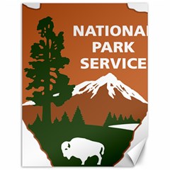 U S  National Park Service Arrowhead Insignia Canvas 12  X 16  by abbeyz71