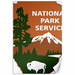 U.S. National Park Service Arrowhead Insignia Canvas 24  x 36  23.35 x34.74  Canvas - 1
