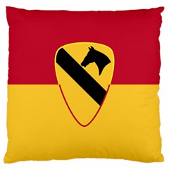 Flag Of United States Army 1st Cavalry Division Large Cushion Case (two Sides) by abbeyz71