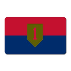 United States Army First Infantry Division Flag Magnet (rectangular) by abbeyz71