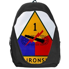 U S  Army 1st Armored Division s Combat Service Identification Badge  Backpack Bag by abbeyz71