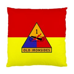 Flag Of U S  Army 1st Armored Division Standard Cushion Case (two Sides) by abbeyz71